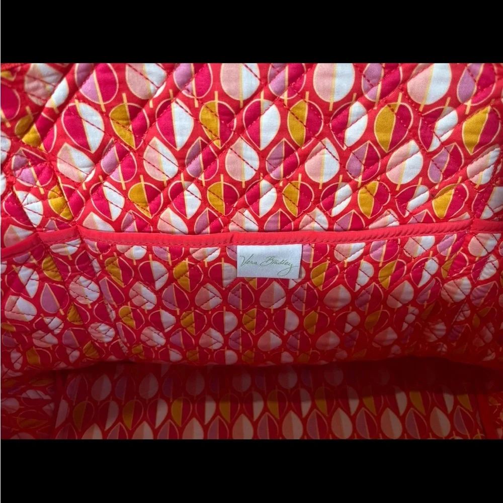 Vera Bradley Women's Microfiber Miller Tote Travel Bag Canyon Sunset - Picture 9 of 10